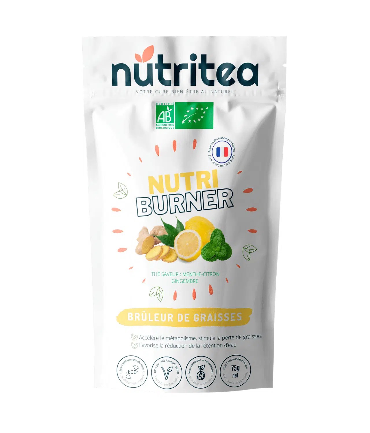 NutriBurner-Thé Detox Bio brûle graisse