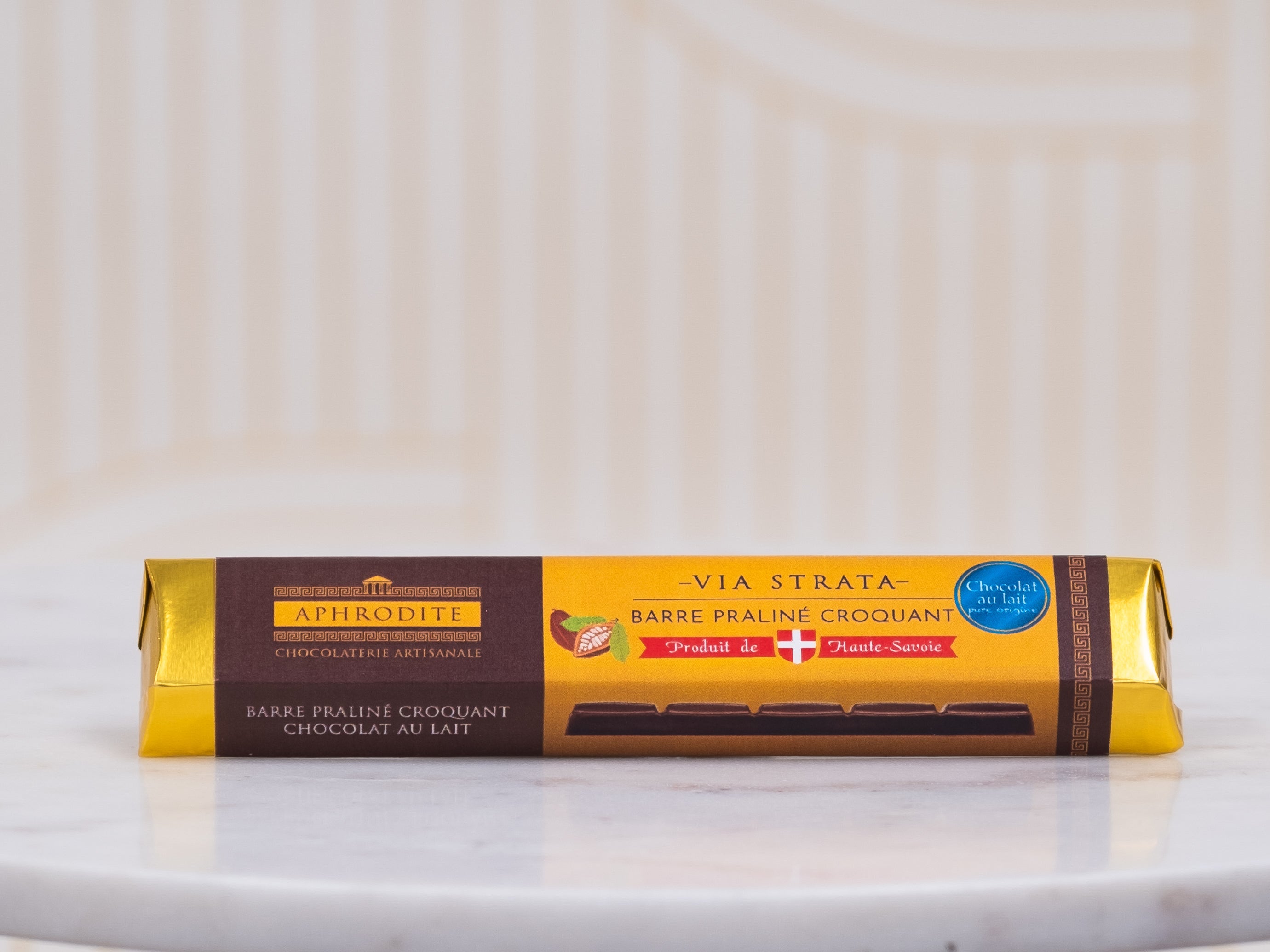 Barre praliné chocolat au lait Via Strata